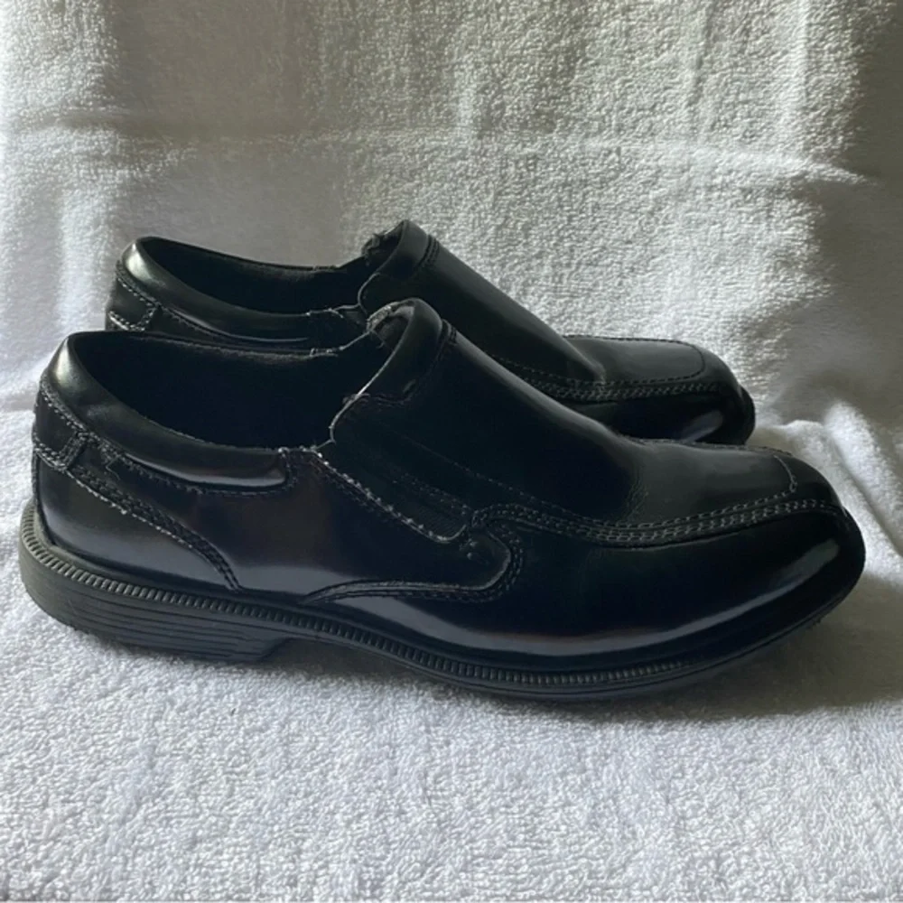 Nunn Bush‎ Kore Shoes Mens Size 9.5 Wide Black Slip On Leather Uppers